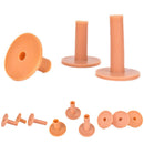 3pcs Rubber Driving Range Golf Tees Holder Tee Home Training Practice M^TS3C