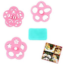 4PCS/Set DIY Sushi Mold Onigiri Rice Ball Food Press Sushi Making Tool