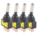 1PC 12V 20A Car Auto Blue LED Light Toggle Rocker Switch 3Pin SPST ON/OFF MO