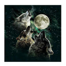 Moon Wolf Diamond Embroidery Painting Cross Stitch Craft Home Decor
