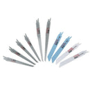 10 x Reciprocating Saw Blades Metal/Woodcutting Hand Tool Set 6-8" Bi-Metal