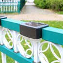 4pcs Solar Wall Light Outdoor Waterproof Patio Stair Garden Yard Fence Lamp A