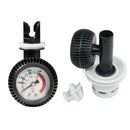 Air Pressure Gauge 5 PSI Thermometer Connector for Inflatable Boat Kayak