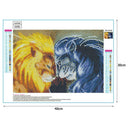 5D DIY Full Drill Diamond Painting Animal Cross Stitch Embroidery Mosaic