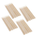 40Pc Rainbow Scratch Art Off Notes Stylus Pen Bamboo Wooden for DIY Painting