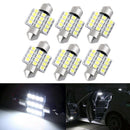 2X Super White 31mm 12 LED SMD Festoon Dome Car Bulb 3021 3022 DE3175 Light Lamp