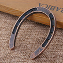 3Pcs Zinc Alloy Big Horseshoe Horse Charms Keychain Key Rings DIY Jewelry Makin-