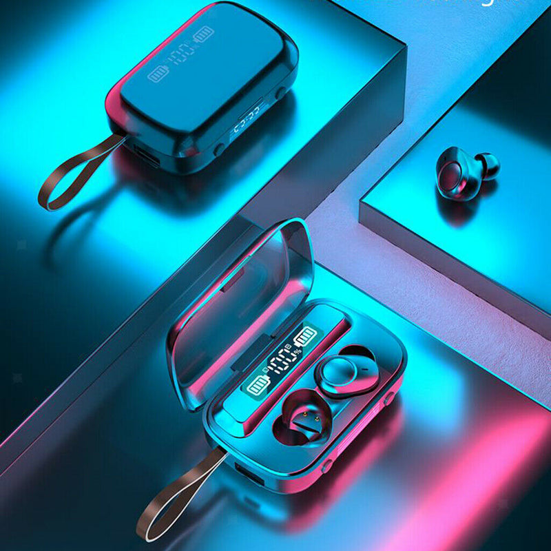 A13 Bluetooth 5.1 Wireless Earbuds with Wireless Charging Case Waterproof TWS