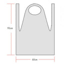 100 X Disposable Apron Plastic Cape Neck Shawl Hairdressing Hair Color Apron Oil