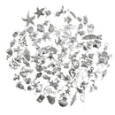 100pcs Mixed DIY Ocean Fish & Sea Creatures Charms Pendants Jewelry Making
