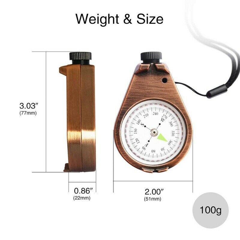 Compass Classic Accurate Waterproof Shakeproof for Hiking Camping Motoring