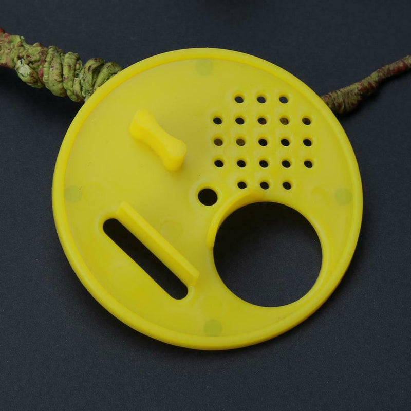 Beehives Plastic Round Beehives Nest Door Vents Beekeeping Tools(Yellow)