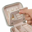 Portable Jewelry Case Travel Earring Ring Necklace Accessories Organizer Bo