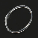 500x hair rubber cord rubber Band transparent white 1mm C5O7