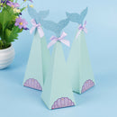 10x Mermaid Gift Boxes Sweet Paper Candy Box Mermaid Birthday Party Decoratio Gw