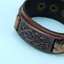 Fashion Punk Gothic Leather Belt Men Women Bracelet Wristband Bangle Cuff Unisex
