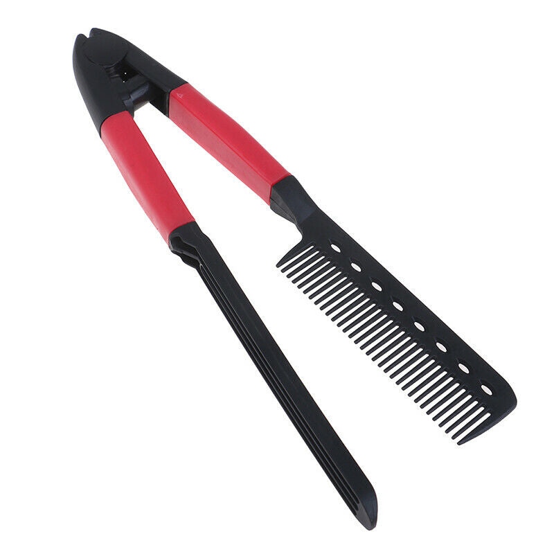 1PC Beauty Hair Comb Hair Straightening Comb Brush V Shape Folding Styling 3C