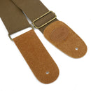 New Adjustable Canvas Acoustic/Electric Guitar & Bass Strap Coffee