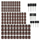 132 pc 1/2 inch 3/8 inch Mixed Drum Mandrel& Sanding Drum Sleeves For Rotar
