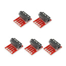 5pcs-3.5mm audio stand MP3 stereo microphone interface module  high quali ZZO