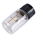 1pcs 10ml Scale lab glass vials bottles clear containers with black screw cap SA