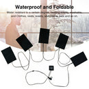 Thermal Clothing Electric Heating Pad USB Charging Outdoor Camping 5 In 1 Winter