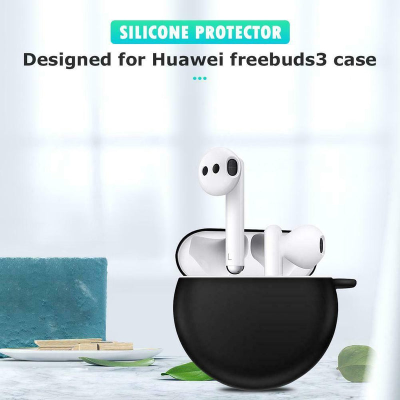 Silicone Anti-Fall Case Holder Protector for Huawei Freebuds3 Bluetooth  Headset