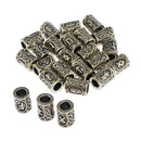 96Pcs Norse Vikings Braiding Beads For Hair Braids Beard  DIY Jewelry Making