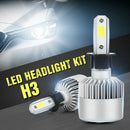H3 LED CAR LAMP 200W 20000LM HEADLIGHT KIT Driving Beam Bulbs Globes 6000K-6500K