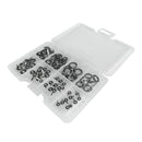 70pcs/box Stainless Steel Fishing Rod Guides Eye Ring DIY Rod Repair Kit