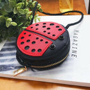Ladybug Cute Children'S Shoulder Bag Personality Wild Purse Mini Accessorie O6F1