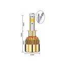 H1 8000LM COB Car LED Headlight Bulbs Conversion Kit 6000K Car Fog Lig JUE