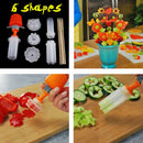 Fruit Cake Cutting Vegetable DIY PushShaper Cutter Food Decor Tool S Kw