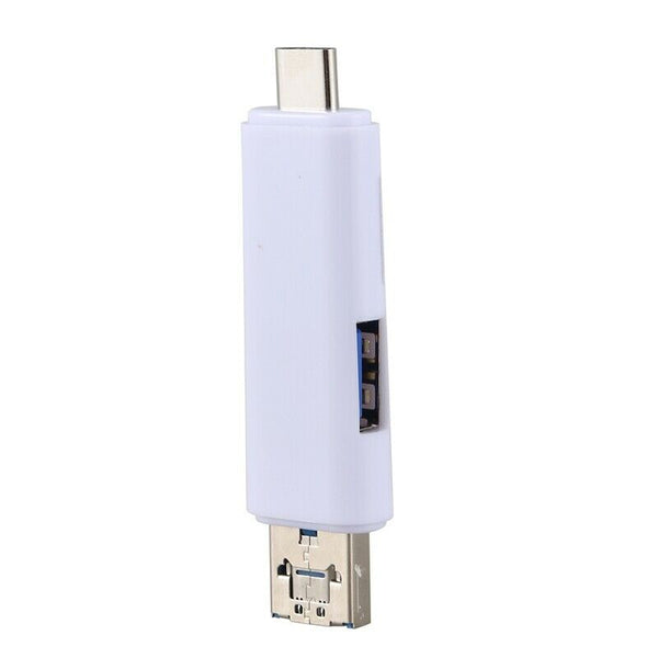 USB C 3.1 Type-C Micro-USB Multi-Function Card Reader SD TF Supports Mobile F8N3