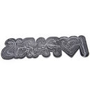 Embroidered Iron On Patches For Clothes Brand I Love PARIS SequinsDeal With LJ