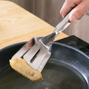 Multi-function Food Grade Stainless Steel BBQ Tongs Barbecue Bread Beef SteaJ6L7