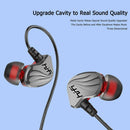 3.5mm Wired Stereo Earphone Line Control Sport Deep Bass In-Ear MIC Earbud
