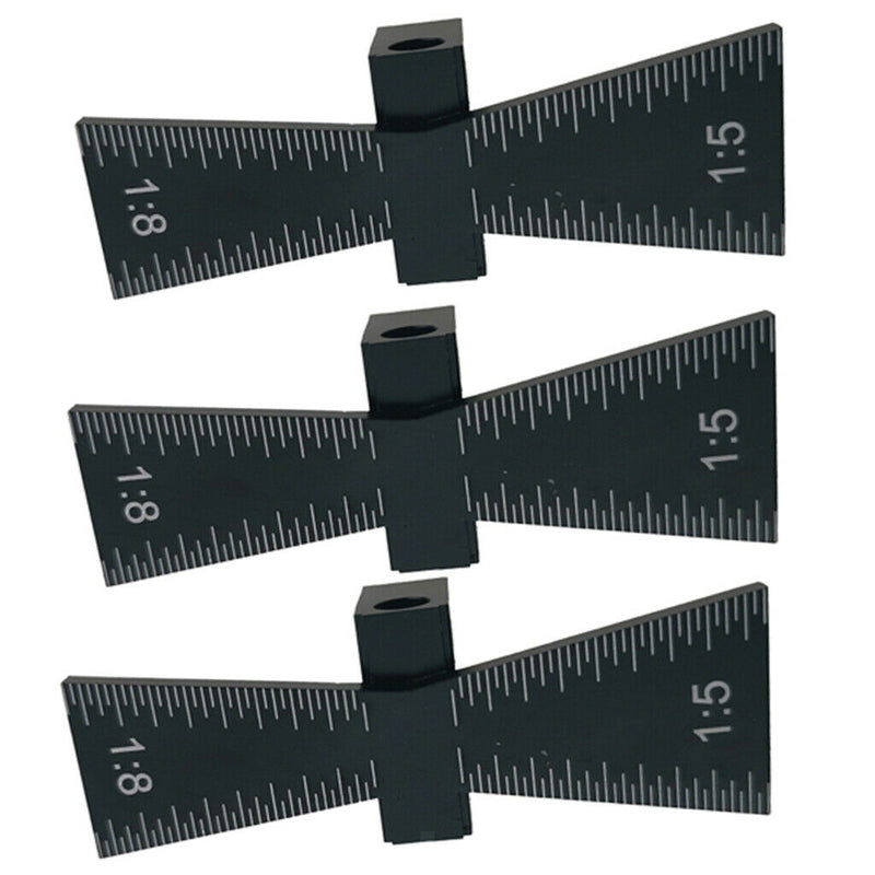 3 Pack Dovetail Marker Template 1:5/, 1:8 Wood Joint Scriber Dovetail Guide