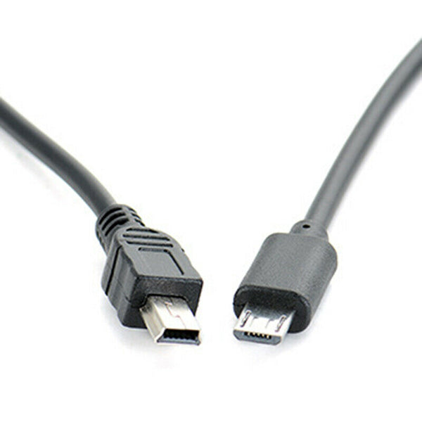 Micro USB Male To Mini USB Male Data Adapter Converter Cable Cord iw FT