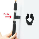 12 Pieces Regular Fishing Pole Rod Holder Storage Clips Rack 2 Style & 6 Pc