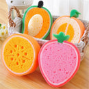 Cartoon Fruit Children Bath Cleaning Sponge Dishwashing Sponge Strawberry