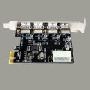 PCI-E to usb3.0 multi-port expansion card Four-port USB3.0 desktop D3T2 U7F0