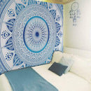Boho Wall Tapestry Beach Towel Blanket Home Carpet (Mandala06)(150x130cm) SN9F