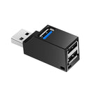 3 Port 5Gbps Portable Compact USB 3.0 Hub For PC Laptop Notebook Desktop