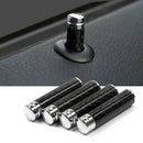 Car Door Pin Lock Lifting Bolt Trim Carbon Fibre For Mercedes Benz A C E Cl E8X2