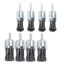 8pcs Wire Knot End Brush Rust Paint Removal Tools for Die Grinder Drill 20/25mm