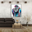 Painting By Numbers Kit DIY Chimpanzee Hand Painted Canvas Oil Art Picture