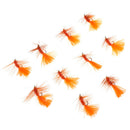 10pcs 4cm Wooly Bugger Flies Orange Sinking Wet Bass Trout Fishing Flies