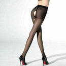 Lady Sheer Stockings Silky Nylon Sexy Open Crotch Stockings Tights Pantyhose