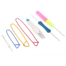 80 Pieces Knitting Tools Accessories Crochet Basics Knit Kit DIY Sewing Supplies